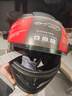 AD新国标电动车头盔男女士四季通用电瓶车安全帽男款冬季保暖围巾全盔女款防雾轻便3C认证摩托车头盔 新国标B【哑黑】透明 实拍图