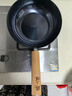 臻三环铁锅章丘炒锅小铁锅无涂层不易粘锅炒菜锅平底煎锅古斗礼盒装 古斗套装 24cm 实拍图