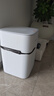 佳帮手脚踏垃圾桶10L家用脚踩+手按双开盖厨房卫生间厕所客厅卧室带盖 实拍图