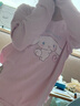 红豆儿童纯棉内衣套装男女童秋衣秋裤秋冬保暖低领棉毛衫M1232浅紫150 实拍图