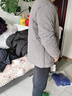 男士棉衣冬季加绒加厚校服内胆打底保暖神器新款棉袄短款棉服外套 灰色-专柜品质 2XL 建议140-160斤 实拍图