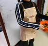 光多拉防水围裙厨房防油污家用做饭无袖工作服男士女士通用家务清洁粉色 实拍图