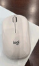 罗技（Logitech）M221 轻音鼠标 无线鼠标 办公鼠标 对称鼠标 带无线微型接收器 米白色 实拍图