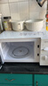 美的（Midea）快捷微波炉 家用小型 360°转盘加热 旋钮操控 易洁内胆（M1-L213B） 实拍图