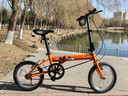 大行（DAHON）折叠自行车16英寸YUKI超轻迷你便携男女式通勤单车KT610 橙色  实拍图