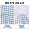 无印良品一次性床单被套被罩枕套床上四件套双人旅游酒店隔脏床品-蓝格子 实拍图