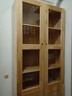 裕乡全实木书柜书架落地置物架客厅带玻璃门储物柜组合多层大容量书橱 【带柜门A款】80*200*32cm 实拍图