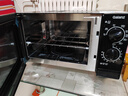 格兰仕（Galanz）微波炉烤箱一体机 平板式不锈钢内胆23升大容量家用光波炉机械旋钮操作简单G80F23SP-M8(S0) 实拍图