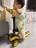 babycare儿童滑板车小孩1-6岁宝宝可折叠升降调高踏板单脚滑滑车可坐可滑 【莫迪克二合一】洛克黄 实拍图