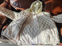 夹棉轻薄棉衣女小香风外套秋冬新款气质休闲减龄连帽棉服上衣棉袄 卡其色 2XL 121-135斤 实拍图