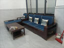 墨宸沙发 紫金檀木实木沙发新中式客厅大小户型冬夏两用转角储物家具 四人位+贵妃+茶水柜+茶几+电视柜 实拍图