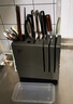 美厨（maxcook）刀架刀座 筷子筒筷子架厨房置物架沥水架收纳架 枪灰色MCZW4991 实拍图