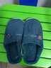 小熊小兔新款秋冬季情侣保暖学生男拖鞋女厚底防滑外穿居家棉拖鞋 小熊小兔棉拖-藏青色 42-43 适合41-42 实拍图