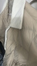坦博尔轻薄羽绒服女短款翻领宽松舒适衬衫式女士外套330226D 椰奶咖160 实拍图