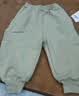 迷你巴拉【蹦蹦裤】男童女童秋冬长裤保暖毛绒裤子 深咖啡50941 90 实拍图