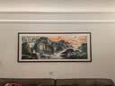 良木旭日东升挂画客厅东墙山水画新中式沙发背景墙装饰画靠山风景壁画 A-旭日东升·紫气东来-雅致红木 200*80cm【适合2.5-3米】 实拍图