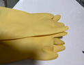 牛牌 乳胶手套5双 洗碗衣服加厚橡胶皮防水耐磨家务卫生厨房清洗清洁劳保 大号 实拍图