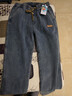 大嘴猴（paul frank）牛仔裤男士冬季美式宽松裤子男裤高街休闲裤男潮 复古蓝加绒 L 实拍图