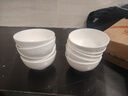 洁雅杰陶瓷碗中式白瓷小碗家用4.5英寸米饭碗喝汤碗面碗套装10只装 实拍图
