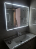 小米嘉美系列浴室柜陶瓷一体盆太空铝合金蜂窝铝洗手盆柜组合洗漱台洗脸台 100cm智能美妆方镜+陶瓷一体盆 实拍图