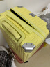 袋鼠高颜值行李箱女学生2025新款多功能拉杆箱男大容量密码箱耐用皮箱 168多功能升级加厚款【柠檬黄】 20寸【登机推荐】 实拍图