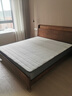 京东京造悦枫实木床 天然橡胶木 双人床胡桃色1.8×2米 邦尼尔床垫套装 实拍图