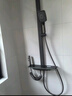 JOMOW淋浴花洒套装增压家用浴室恒温花洒智能数显沐浴淋浴全套钢琴按键 X7枪灰色【恒温防烫】增压数显 实拍图