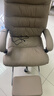 顾全老板椅可躺电脑办公椅家用按摩加热人体工学椅C533H咖纤 实拍图