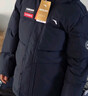 安踏儿童羽绒服男童装25年冬户外三防雪壳热返IV保暖防风加厚上衣外套 【热返IV雪壳】深夜蓝/满印-8 绒子含量85% 140 充绒量120g 实拍图