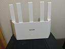 Tenda腾达路由器【千兆WiFi6+穿墙王】无线AX3000信号增强家用放大器Mesh国家补贴金榜一名云霄白立式 实拍图