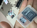雷克沙（Lexar）256GB TF(MicroSD)存储卡 V30 4K 读205MB/s 无人机运动相机Pocket3官方推荐内存卡(SILVER PLUS) 实拍图