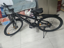 凤凰免安装山地自行车成人男女学生可锁减震变速油碟双培林轴承山地车 黑色/铝合金培林轴承/全组装 26英寸（身高155-180左右） 线碟/24速禧玛诺M315指拨+TZ500变速 实拍图