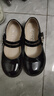 富罗迷女童皮鞋儿童公主鞋方口单鞋时尚儿童校园演出鞋 黑色 32 实拍图