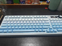 狼蛛（AULA）S99无线蓝牙有线三模键盘机械手感 游戏电竞专用RGB背光拼色静音键盘鼠标套装mac电脑键盘 S99Pro星云冰蓝【多功能显示屏】三模RGB 实拍图