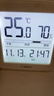 多利科温湿度计高精度舒适度提醒亚克力面板背光闹钟桌面时钟 实拍图