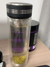 苏泊尔（SUPOR）双层玻璃杯办公泡茶杯男女士茶水分离杯车载水杯子办公泡茶杯子 实拍图