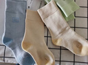 蕉内（Bananain）小热皮502++儿童袜子男女童中筒袜宝宝大童抗菌防臭保暖秋冬季3双 502++：米黄+绿豆沙+青瓷- 3双 3-5岁 （20-24码） 实拍图