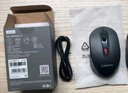 联想（Lenovo）无线蓝牙双模充电鼠标  便携办公鼠标人体工学设计 适用台式机一体机笔记本平板 M28黑色 实拍图