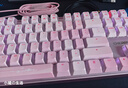 CHERRY樱桃 MX8.2 Xaga曜石 无线键盘 三模机械键盘 兼容MAC系统 三透PBT键帽 客制化键盘  粉色银轴  实拍图