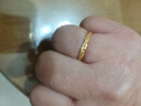 中国黄金（CHINA GOLD）满天星黄金情侣戒指999足金对戒生日礼物送男女朋友老婆 金重约1.7g【足金女戒】 晒单实拍图