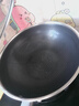 炊大皇炒锅有钛0氟不粘锅316L不锈钢不粘平底炒锅32cm 实拍图