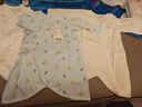 全棉时代婴儿针织蝴蝶衣纯棉新生儿衣服满月宝宝四季 鸭+黄 59码 实拍图