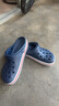 卡骆驰（CROCS）洞洞鞋贝雅卡骆班轻便耐磨一脚蹬休闲鞋|205089 深蓝/辣椒红-4CC 45 (290mm) 实拍图