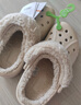 卡骆驰（CROCS）秋冬新品休闲鞋秋冬洞洞鞋贝雅暖绒暖棉|206633 冬日白-11S (建议买大一码) 40 (250mm) 实拍图