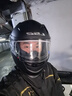 LS2摩托车头盔男女全盔四季赛车防雾3C跑盔卡丁车四季安全帽FF358 哑黑(赠防雾贴+头套) L(建议55-56头围） 实拍图