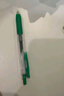 斑马牌（ZEBRA）JJ15 按动中性笔 签字笔 0.5mm子弹头啫喱笔水笔 彩色学生考试笔 绿色 单支装 实拍图