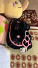 名创优品（MINISO）三丽鸥家族系列Hello Kitty18号大头靠枕黑粉款沙发抱枕生日礼物 实拍图