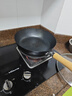 古臻匠铁锅煎锅无涂层平底炒锅家用不易粘煎蛋牛排专用煤气电磁炉 28cm 实拍图