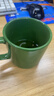 无印良品（MUJI）炻瓷 马克杯 家用水杯 陶瓷杯 咖啡杯 办公室 绿色  270ml 实拍图