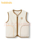 巴拉巴拉童装宝宝保暖背心冬季加厚摇粒绒儿童马甲男女童加绒208424171204 实拍图